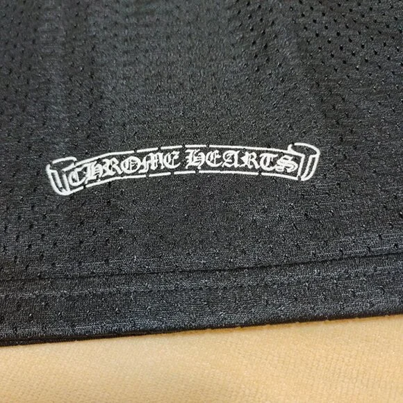 Chrome Hearts Black Mesh Warm Up Long Sleeve Jersey Black